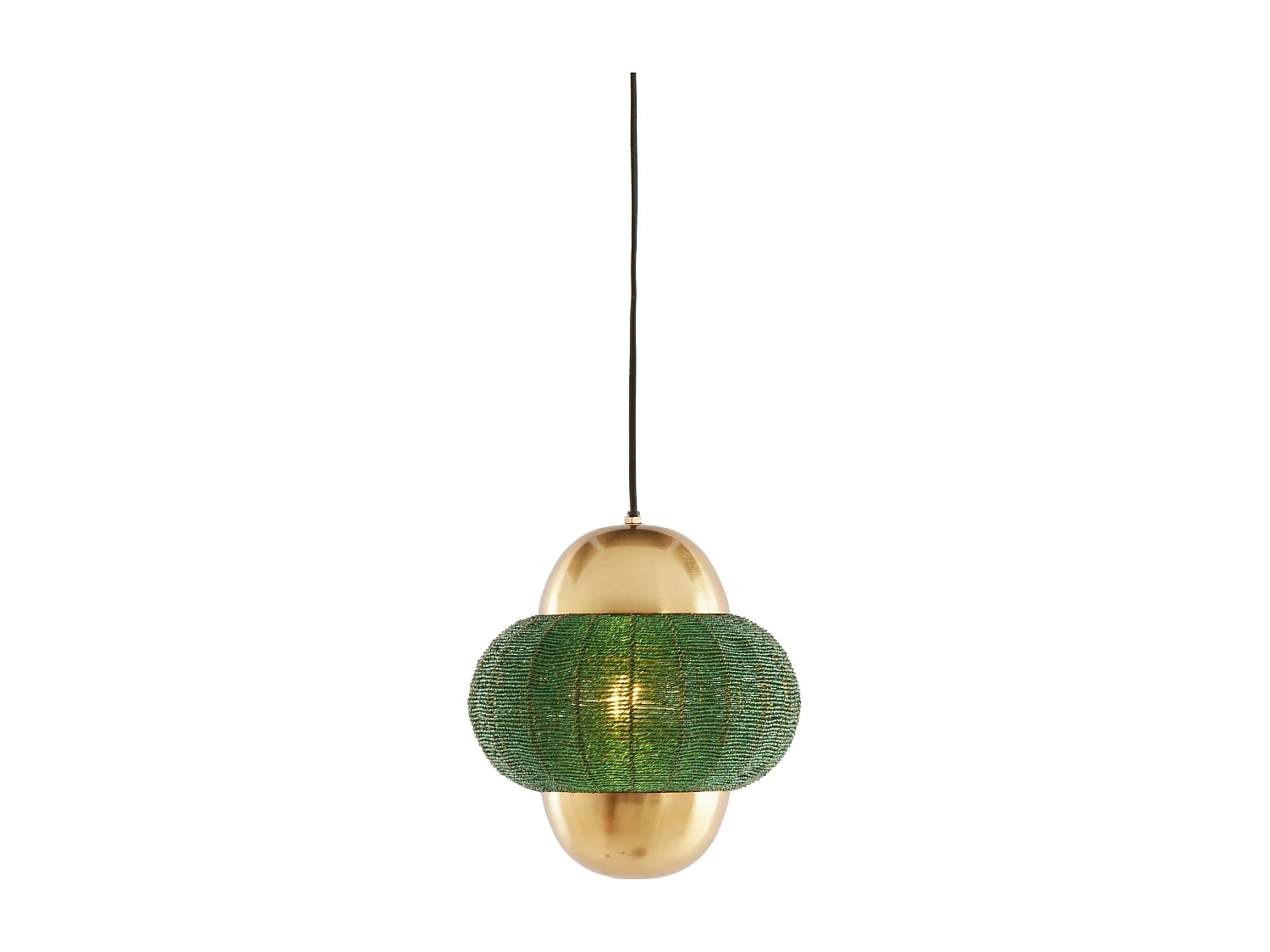 Lampe à suspension CETARA - Ø26x28cm - Vert