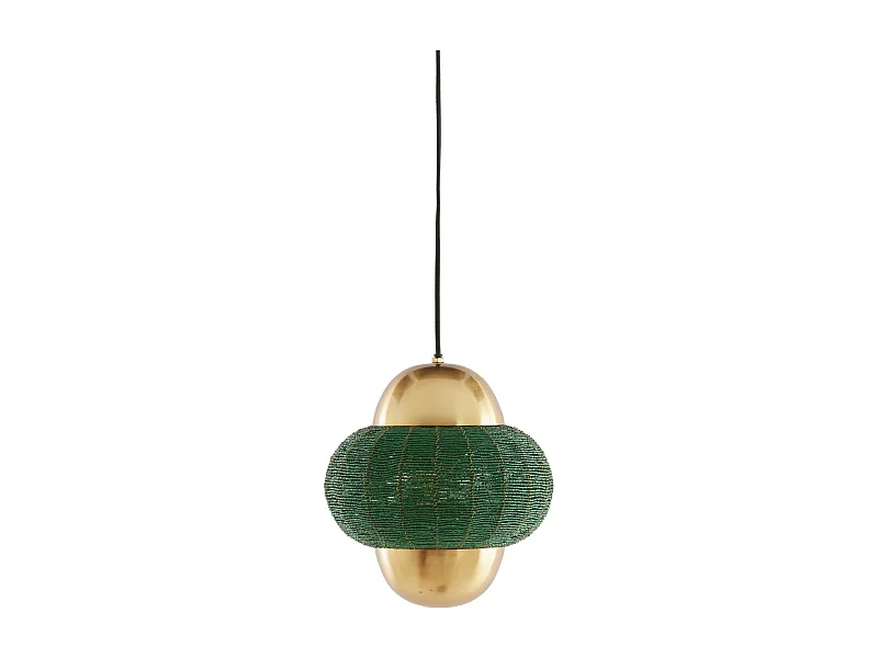 Lampe à suspension CETARA - Ø26x28cm - Vert