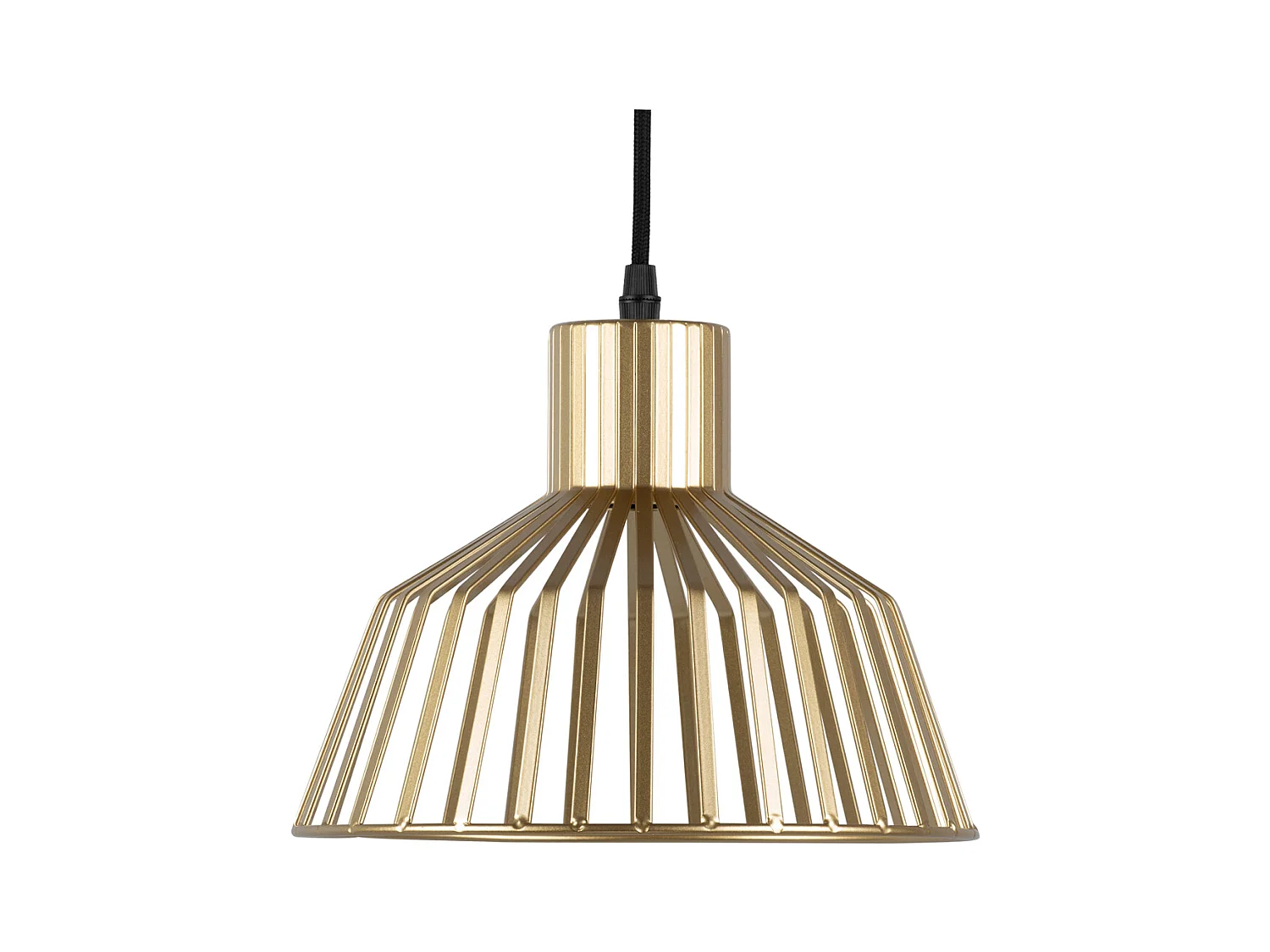 Suspension Lignes Wide - Peinture dorée