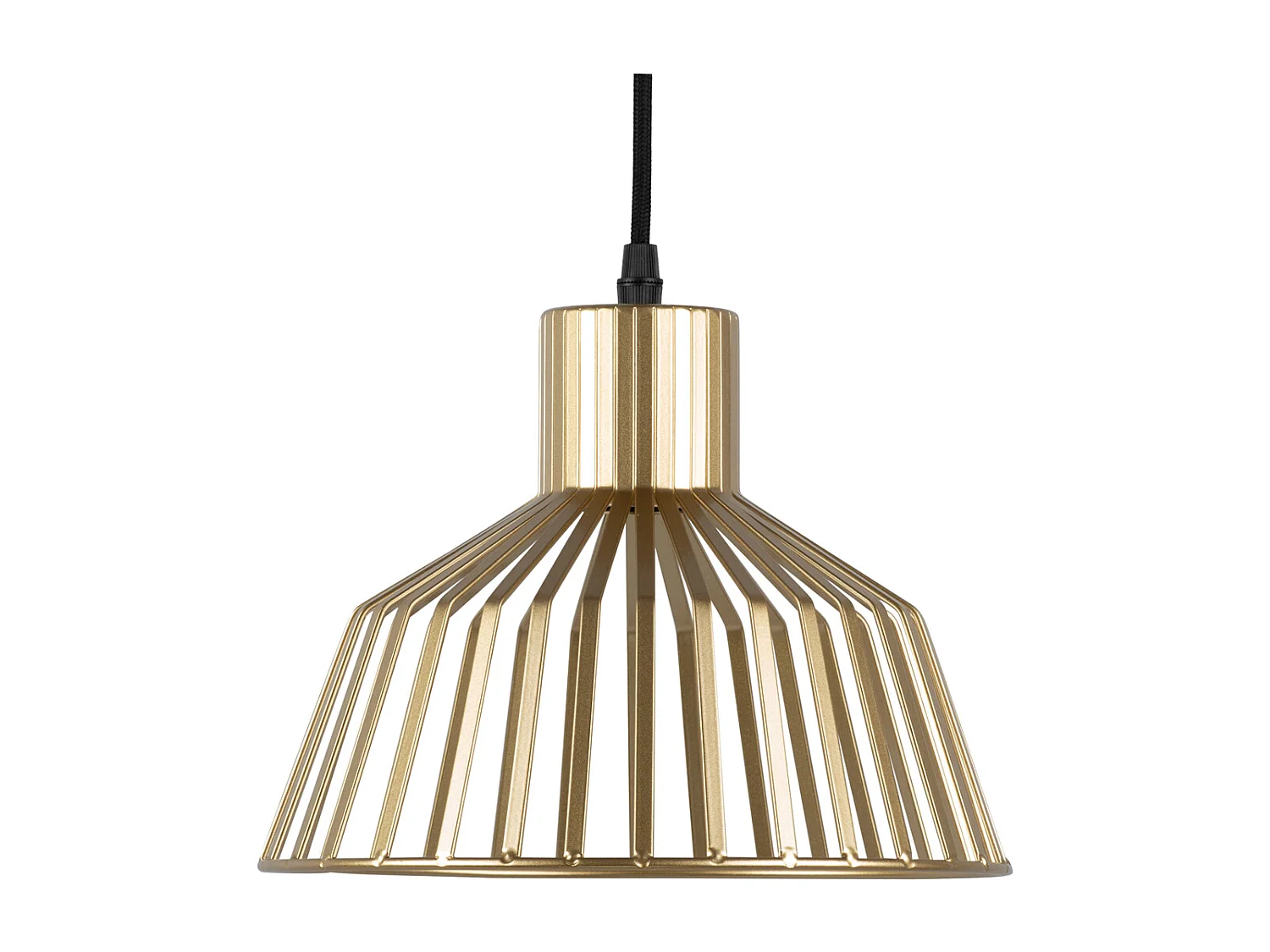Suspension Lignes Wide - Peinture dorée