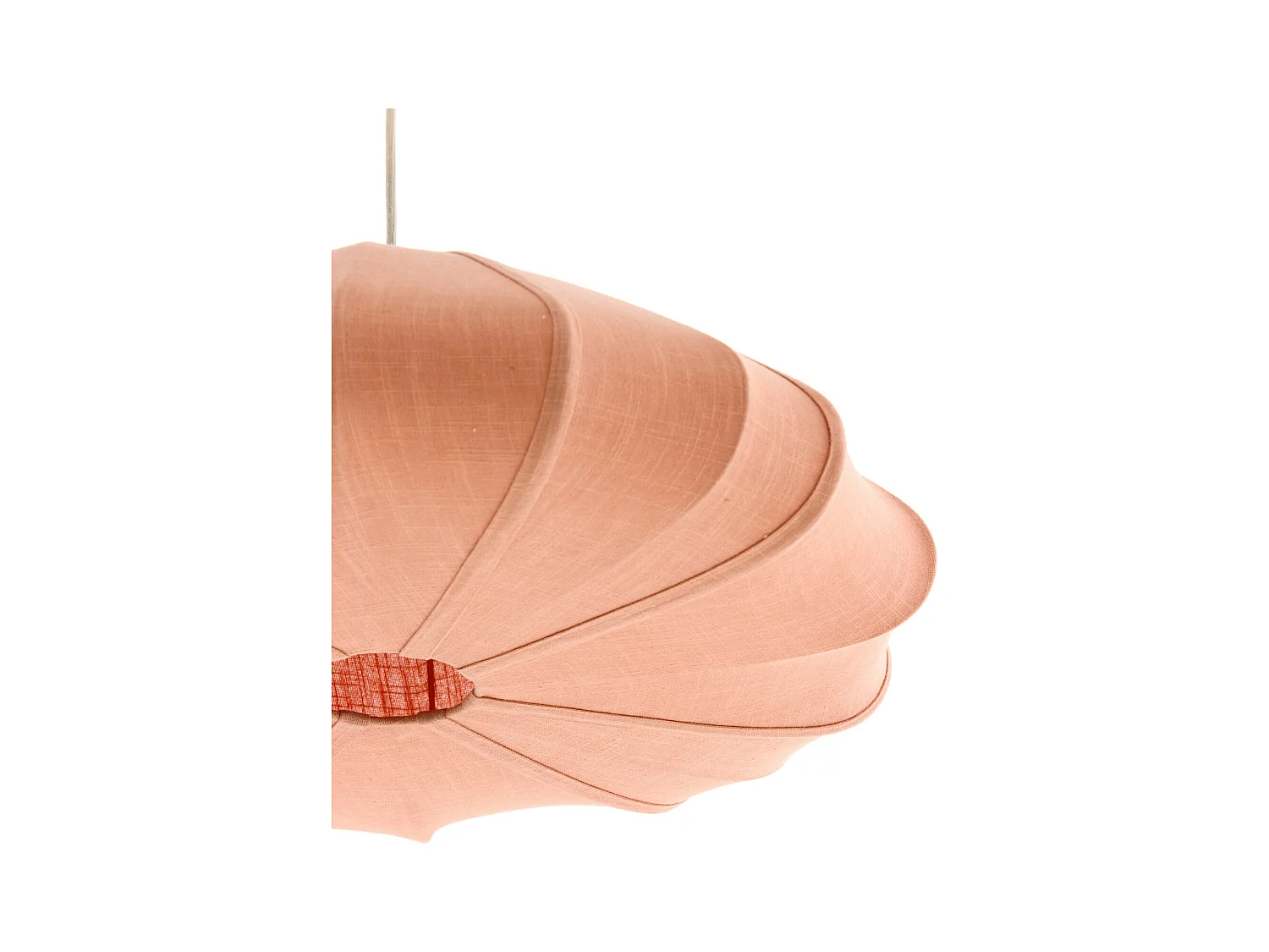 Lampe à suspension CESANO - Ø64x25cm - Rose