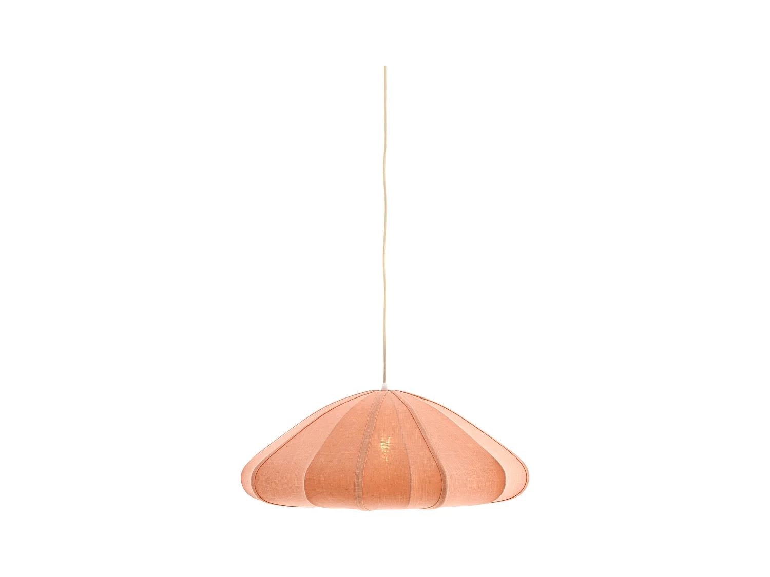 Lampe à suspension CESANO - Ø64x25cm - Rose