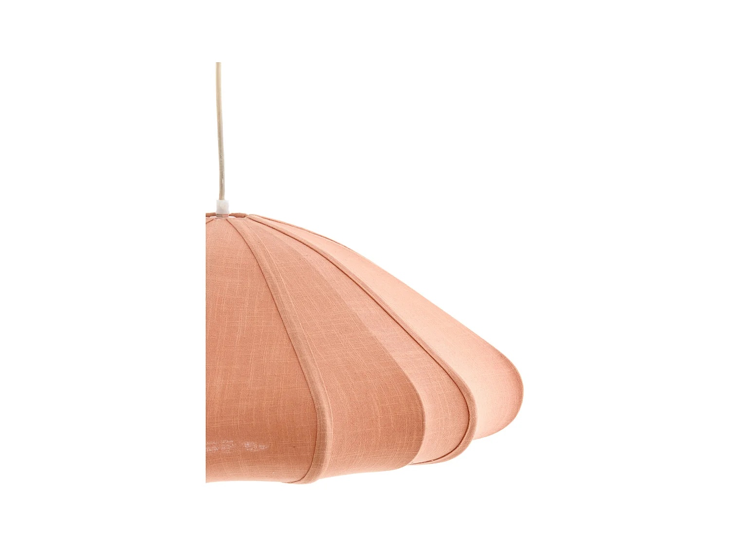 Lampe à suspension CESANO - Ø64x25cm - Rose
