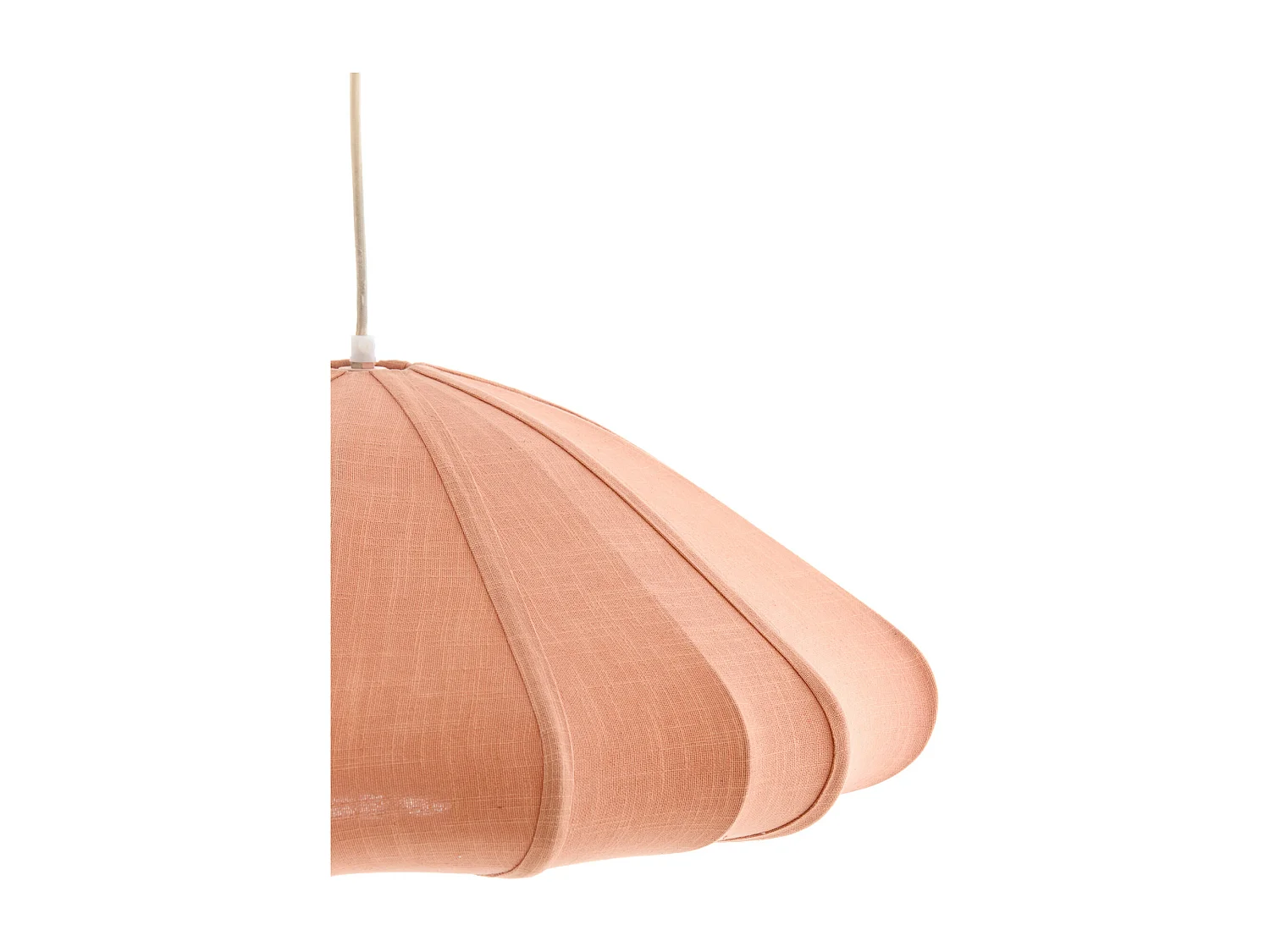 Lampe à suspension CESANO - Ø64x25cm - Rose