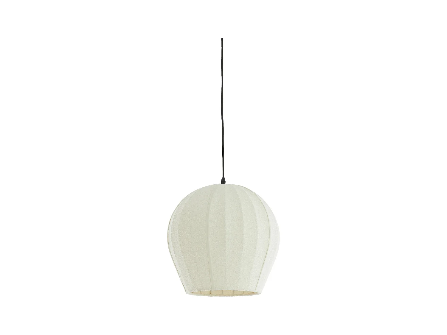 Suspension ZAGORI - Ø35x33cm - Blanc