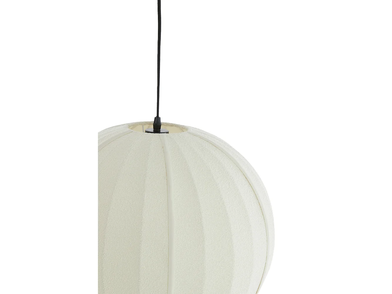 Suspension ZAGORI - Ø35x33cm - Blanc