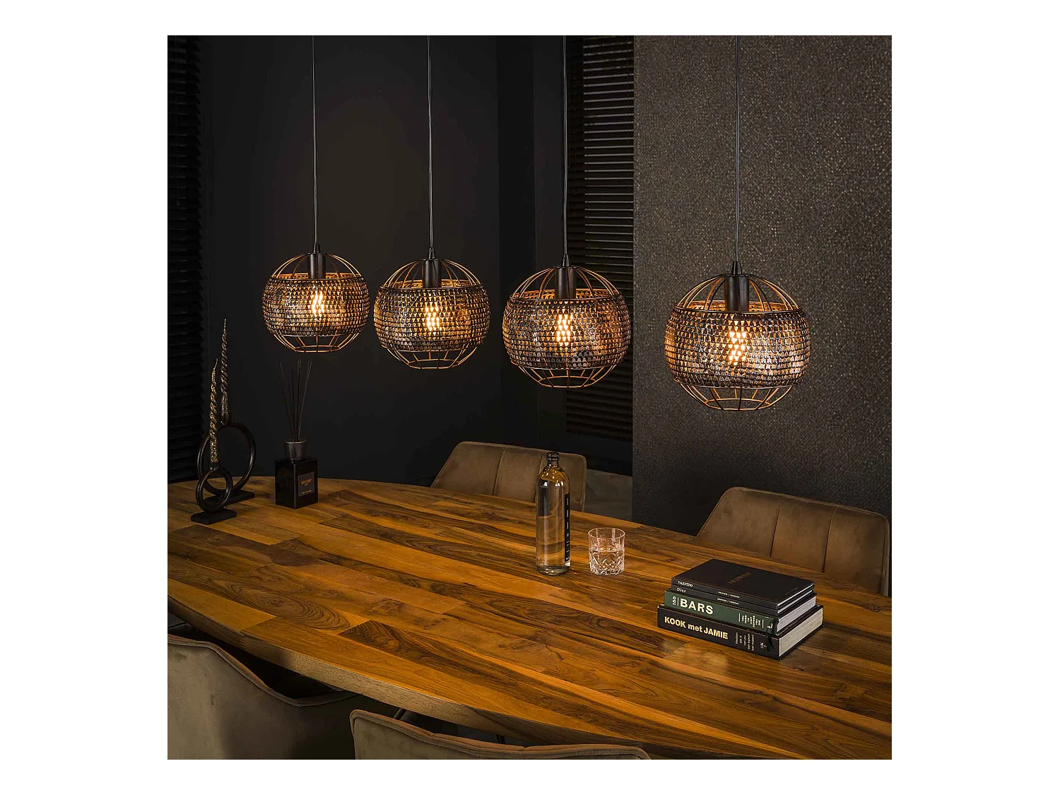 Suspension 4L Ø25 Armor Open - Noir Marron