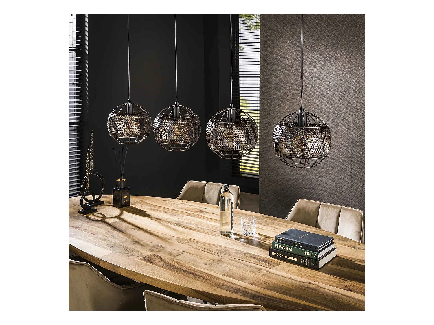 Suspension 4L Ø25 Armor Open - Noir Marron