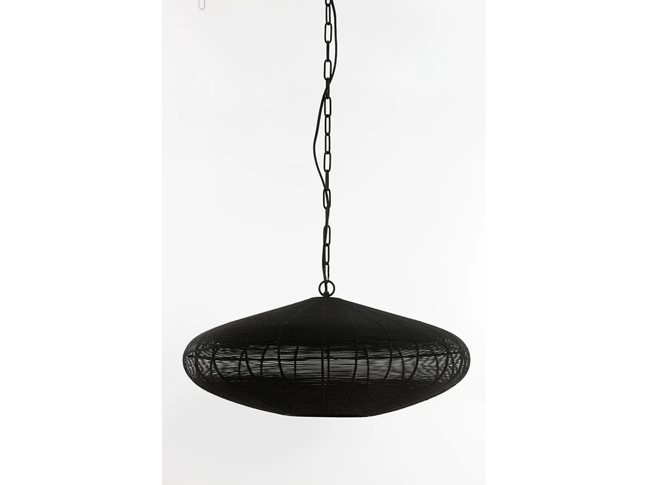 Suspension BAHOTO - Ø60x23cm - Noir