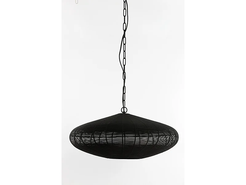 Suspension BAHOTO - Ø60x23cm - Noir