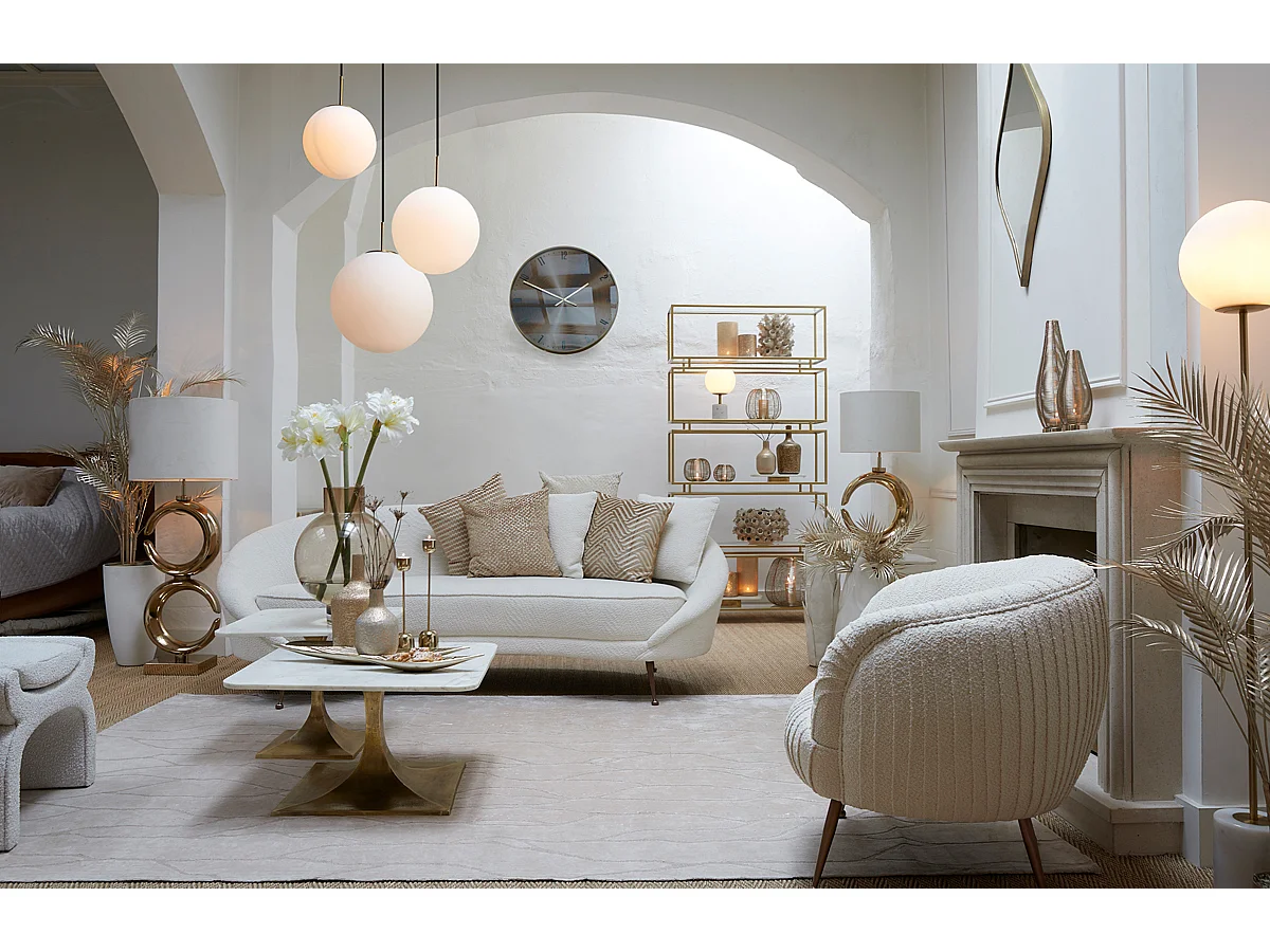 Suspension MEDINA - Ø25x25cm - Blanc