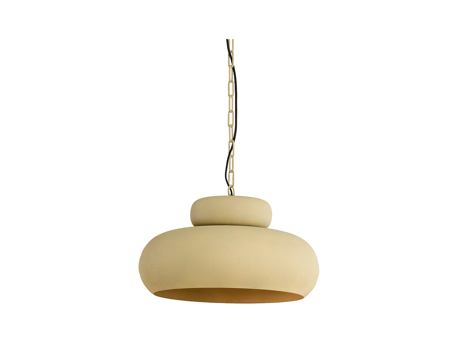 Pendelleuchte NEIVA - Ø46x30cm - Braun
