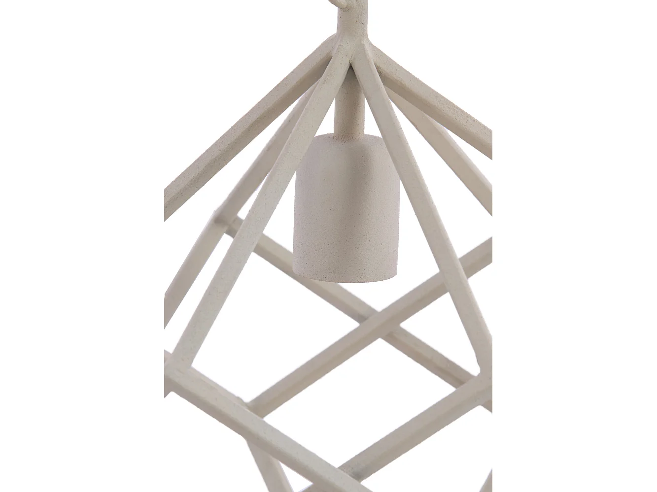 Suspension DRIZELLA - Ø26x36cm - Blanc