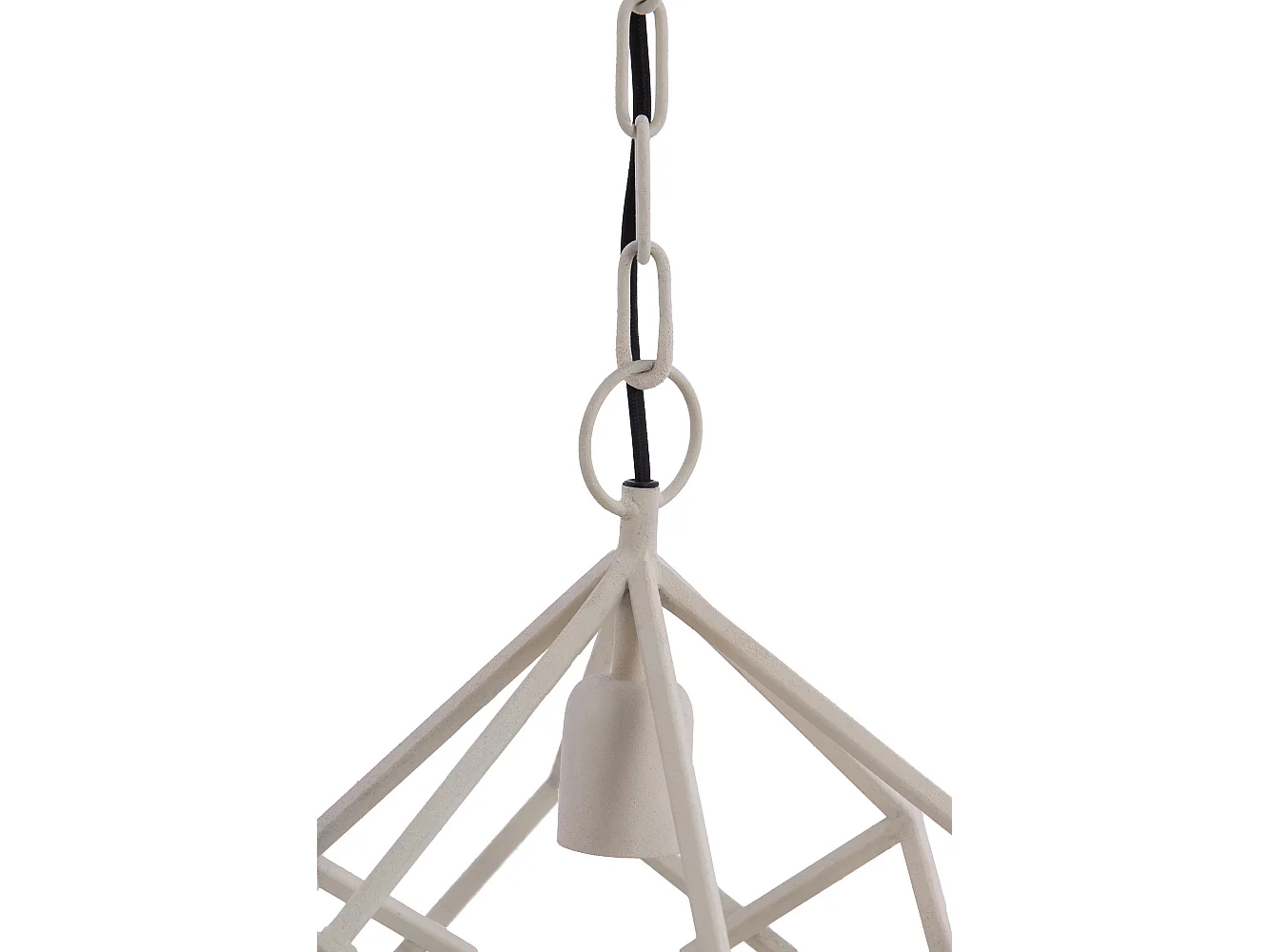 Suspension DRIZELLA - Ø26x36cm - Blanc