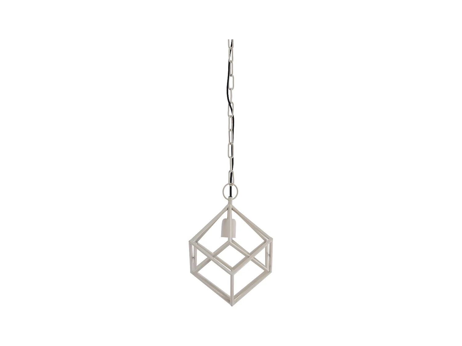 Suspension DRIZELLA - Ø26x36cm - Blanc
