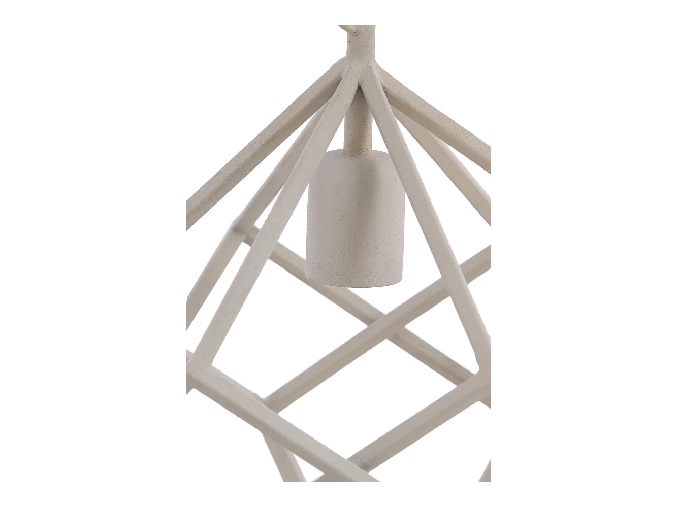 Suspension DRIZELLA - Ø26x36cm - Blanc