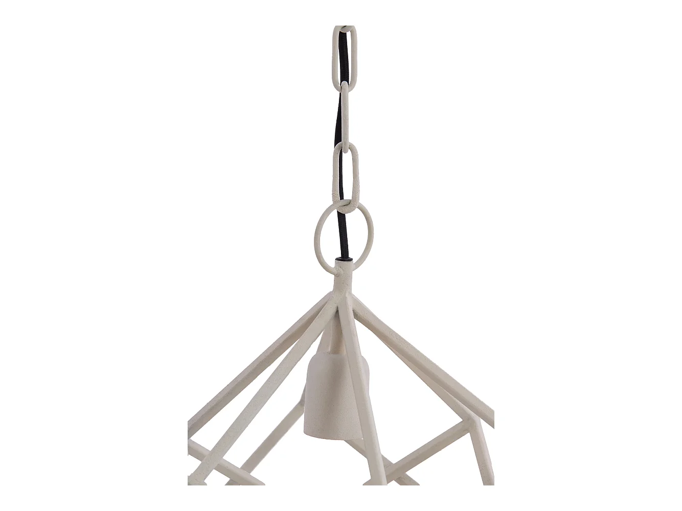 Suspension DRIZELLA - Ø26x36cm - Blanc
