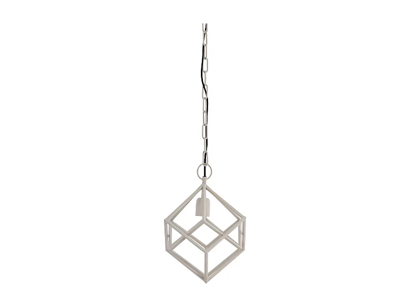 Suspension DRIZELLA - Ø26x36cm - Blanc