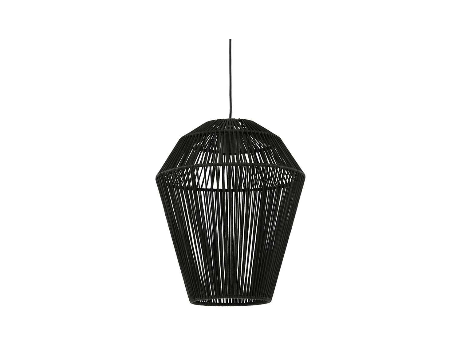 Suspension DEYA - Ø38x45cm - Noir