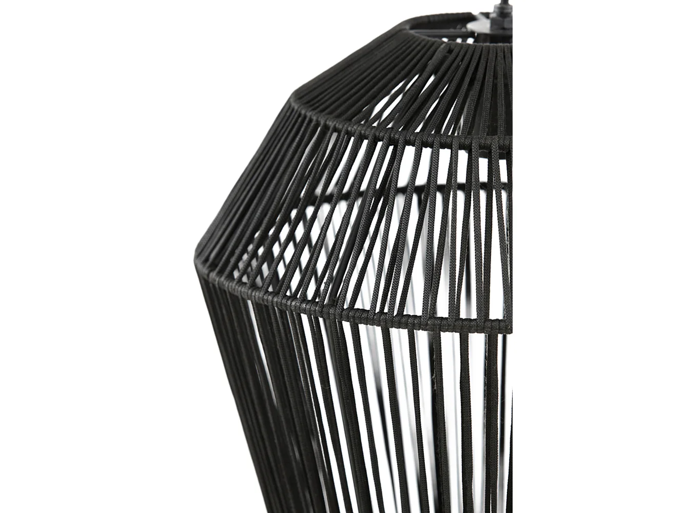 Suspension DEYA - Ø38x45cm - Noir