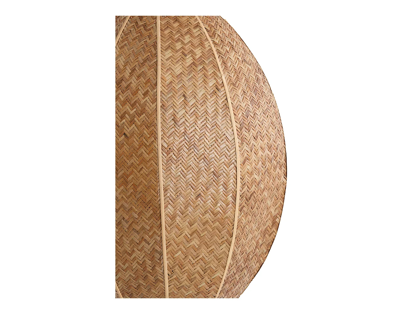 Hängelampe MILATOS - Ø28,5x38cm - Braun