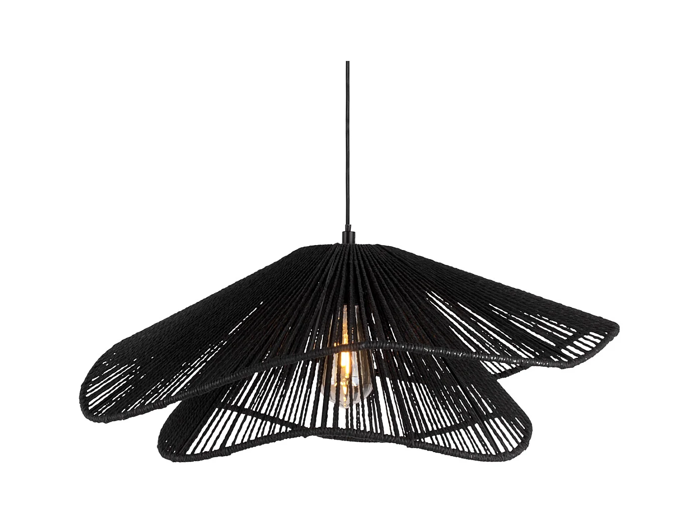 Pendelleuchte Sombra Double - Schwarz