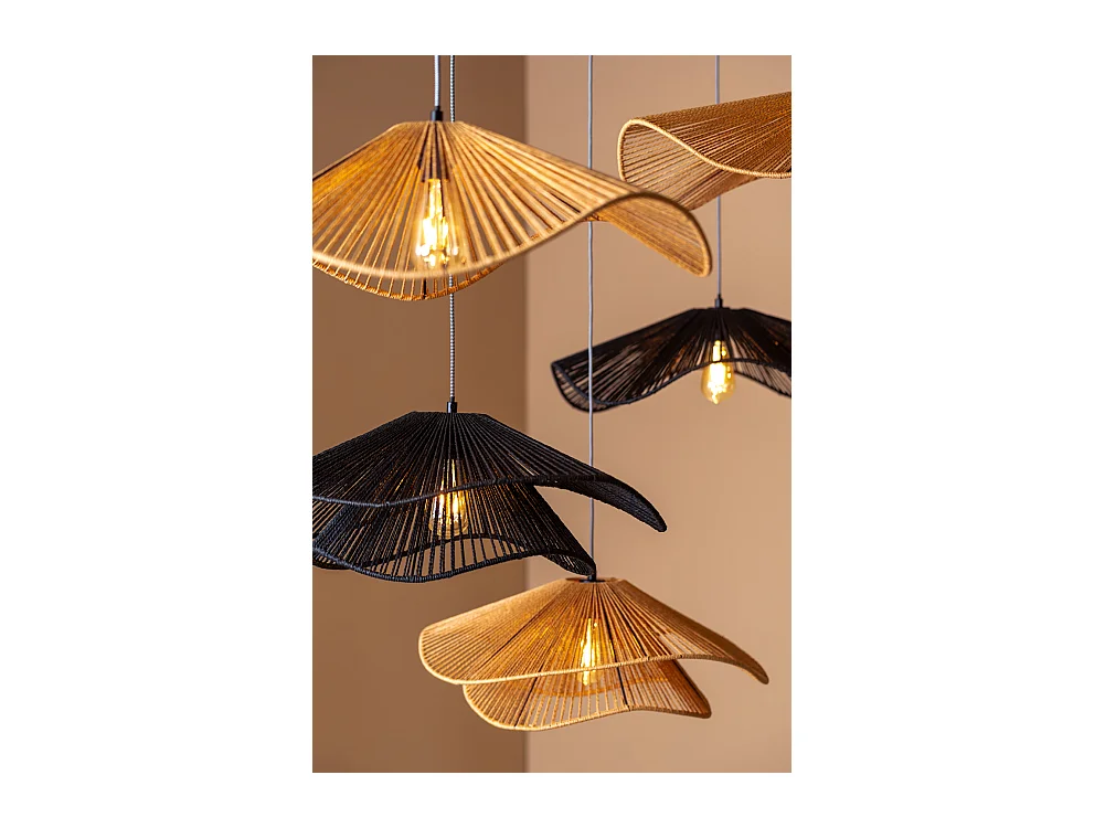 Pendelleuchte Sombra Double - Schwarz