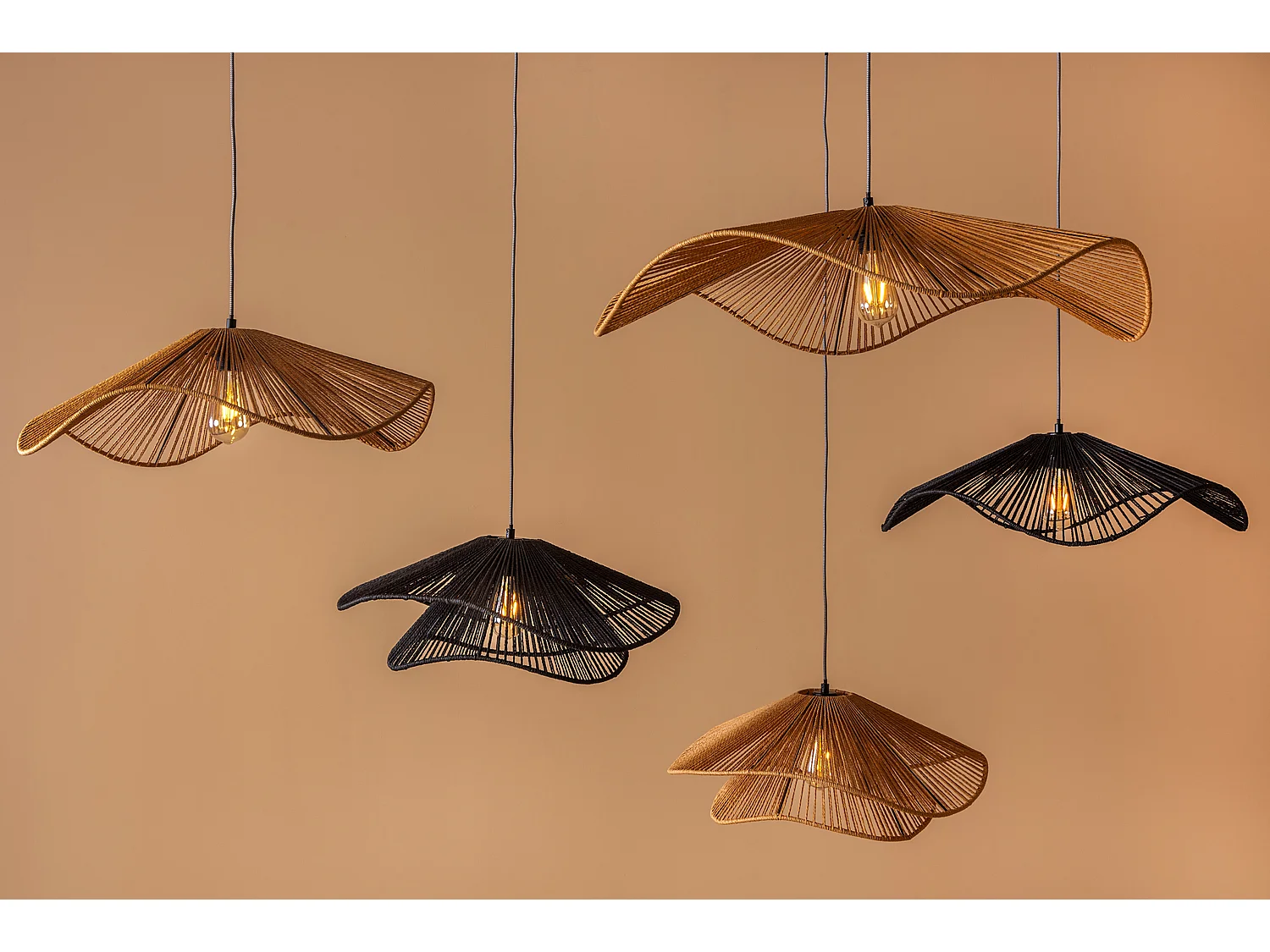 Suspension Sombra Double - Noir