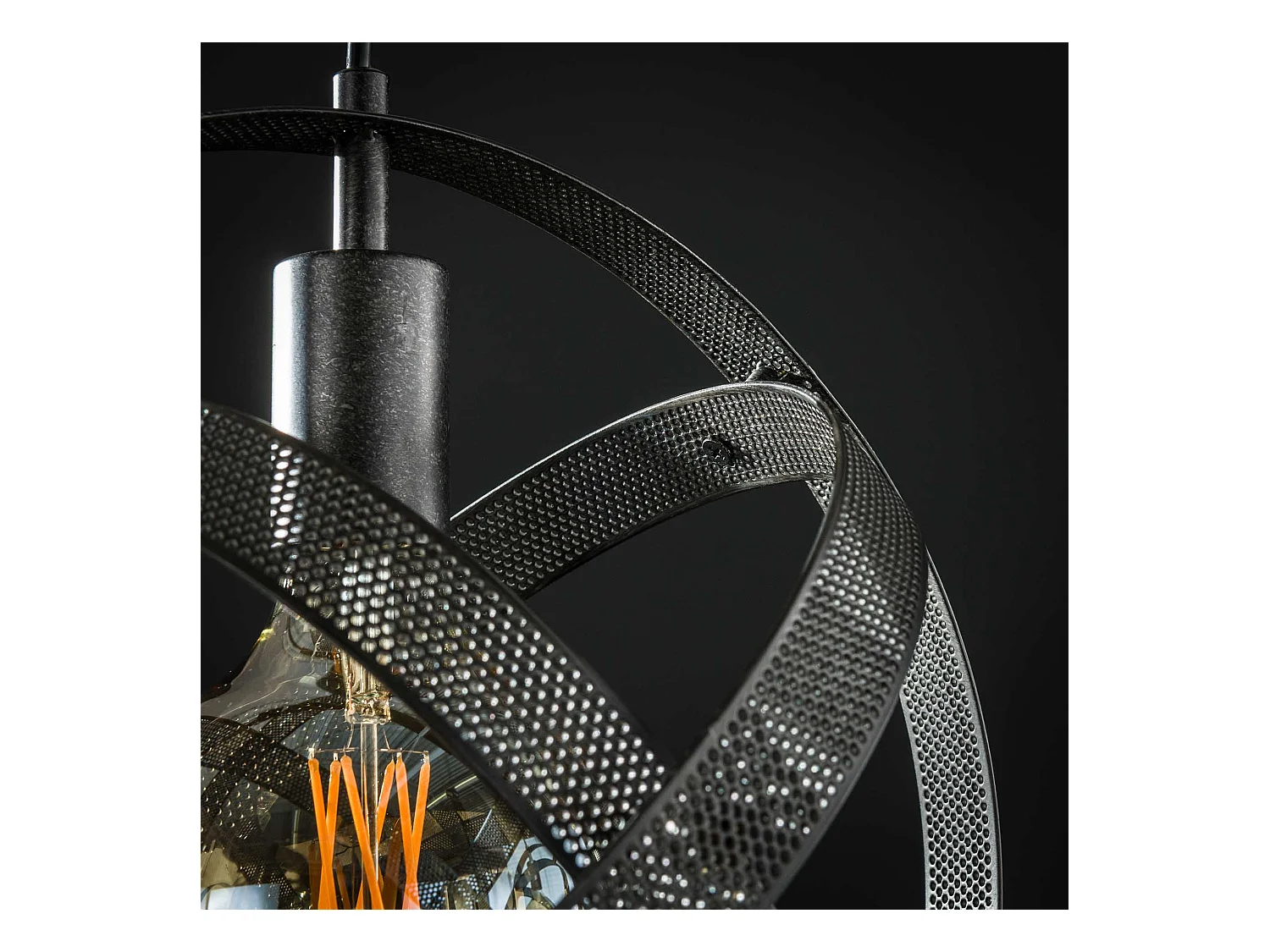 Pendelleuchte 3L Cosmos Mesh - Arctic Black