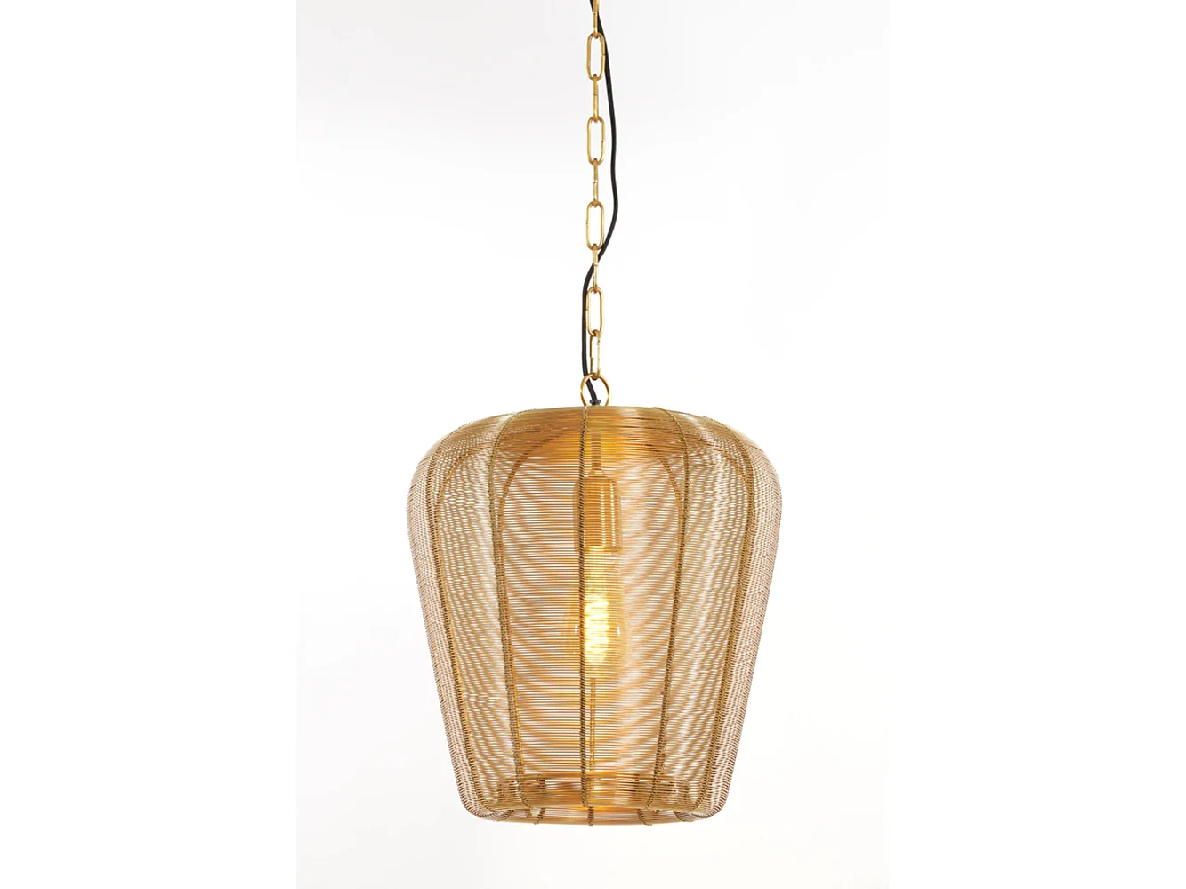 Lámpara colgante ADETA - Ø31x37cm - Oro