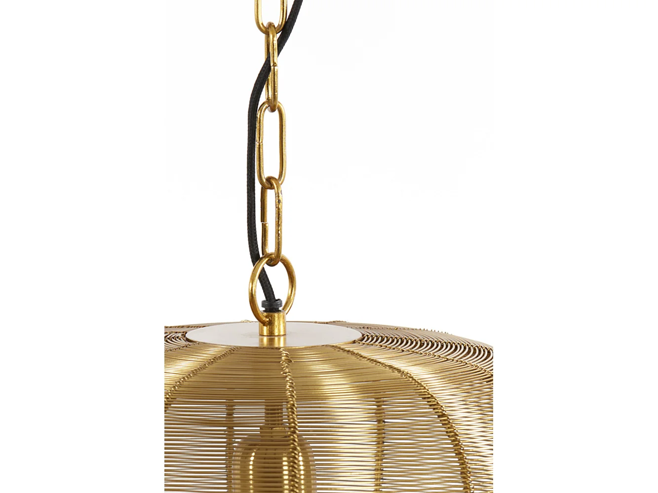 Lámpara colgante ADETA - Ø31x37cm - Oro