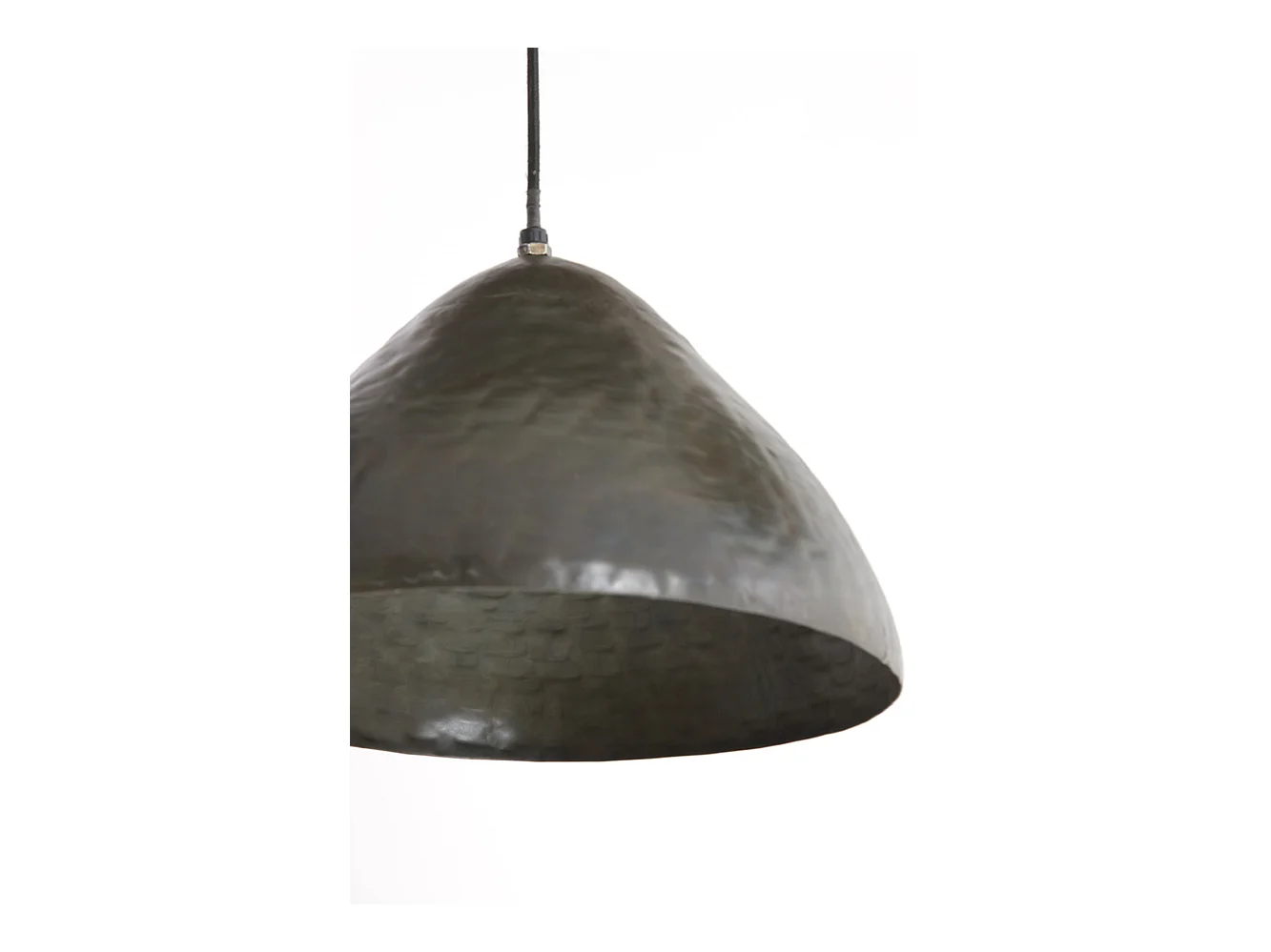 Suspension ELIMO - Ø40x25cm - Marron