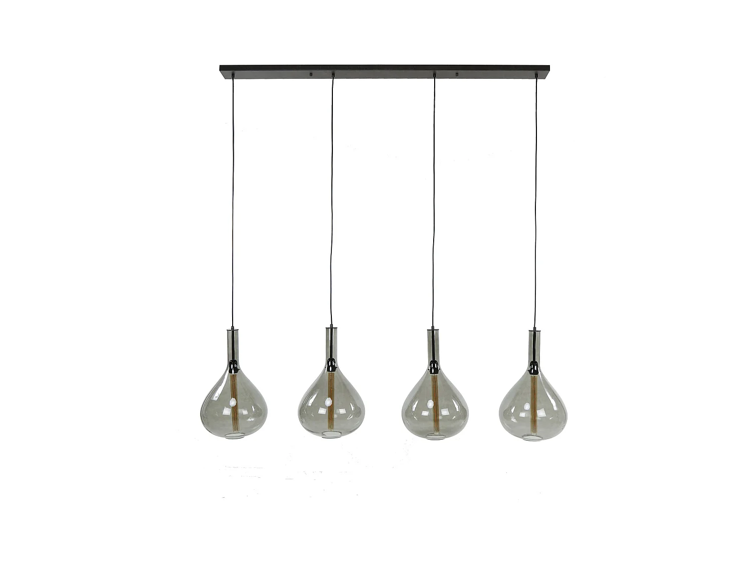 Suspension 4L Drop Smoke Glass - Noir Artic