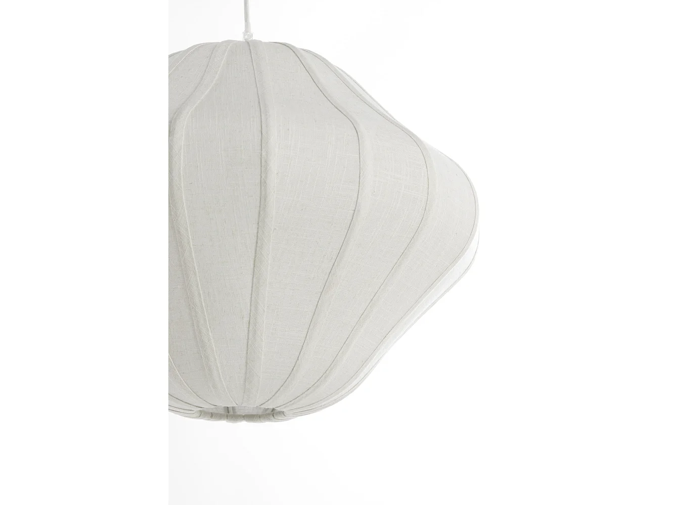 Lampe à suspension SUKAU - Ø50x40cm - Blanc