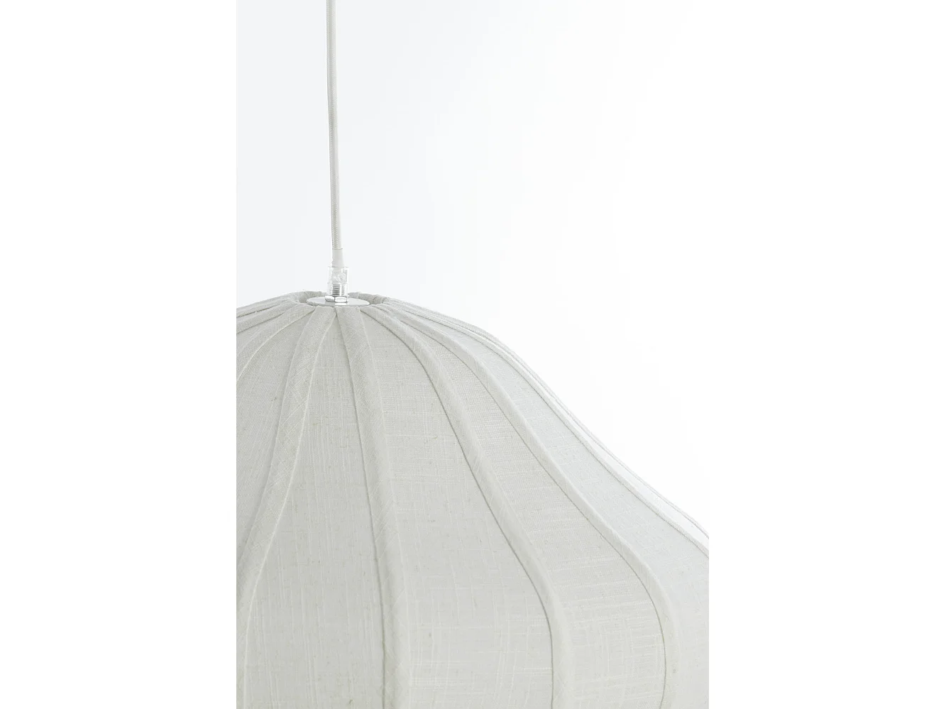 Lampe à suspension SUKAU - Ø50x40cm - Blanc