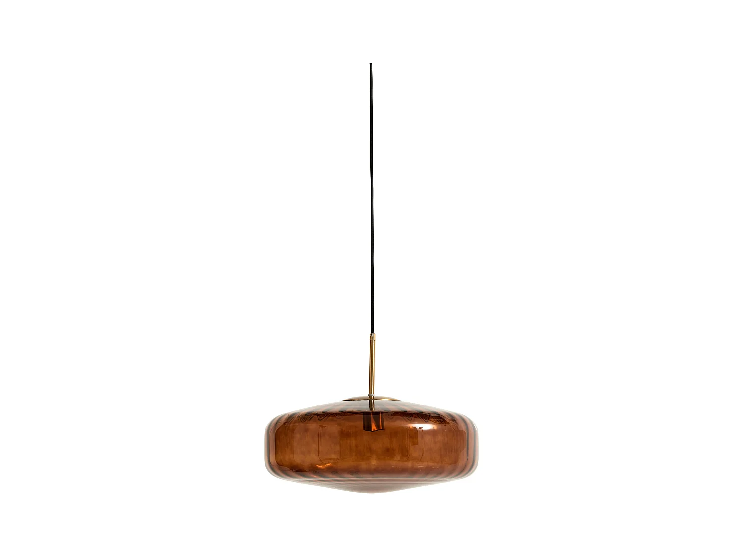Suspension PLEAT - Ø30x17cm - Marron