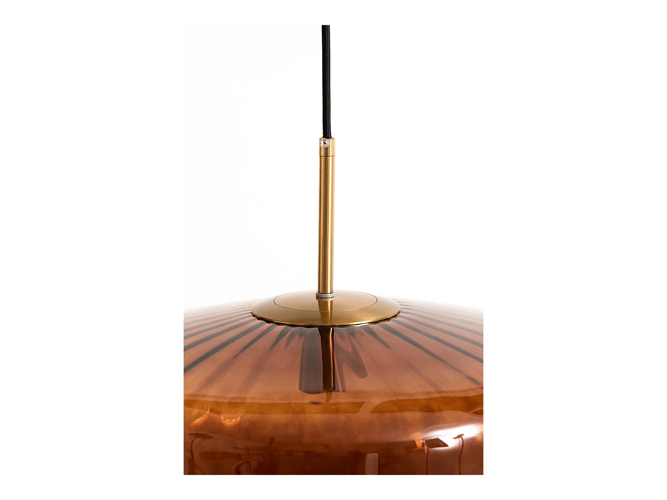 Suspension PLEAT - Ø30x17cm - Marron