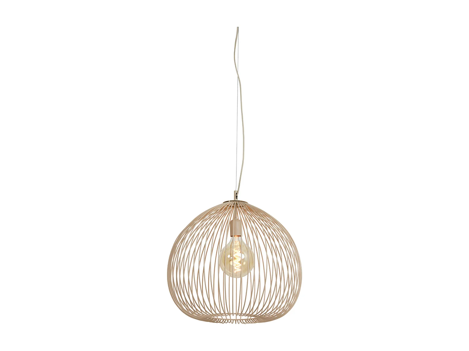 Suspension RILANA - Ø45x45cm - Blanc