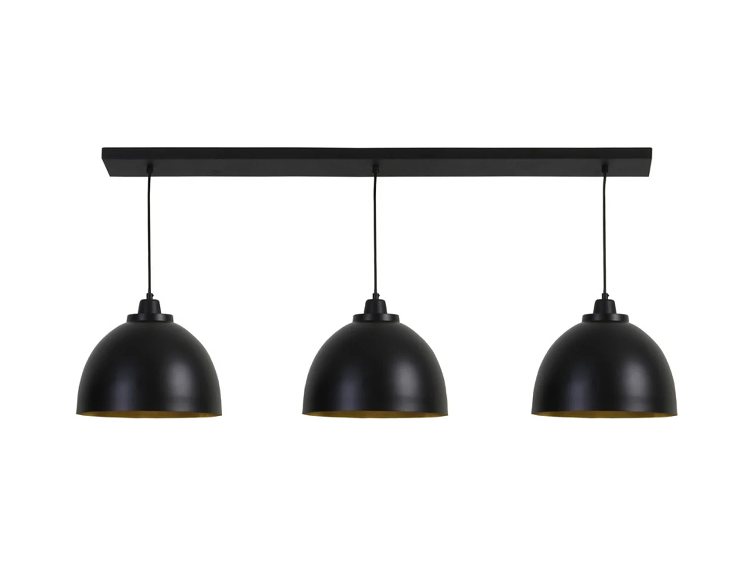 Suspension KYLIE - 135x30x26cm - Noir