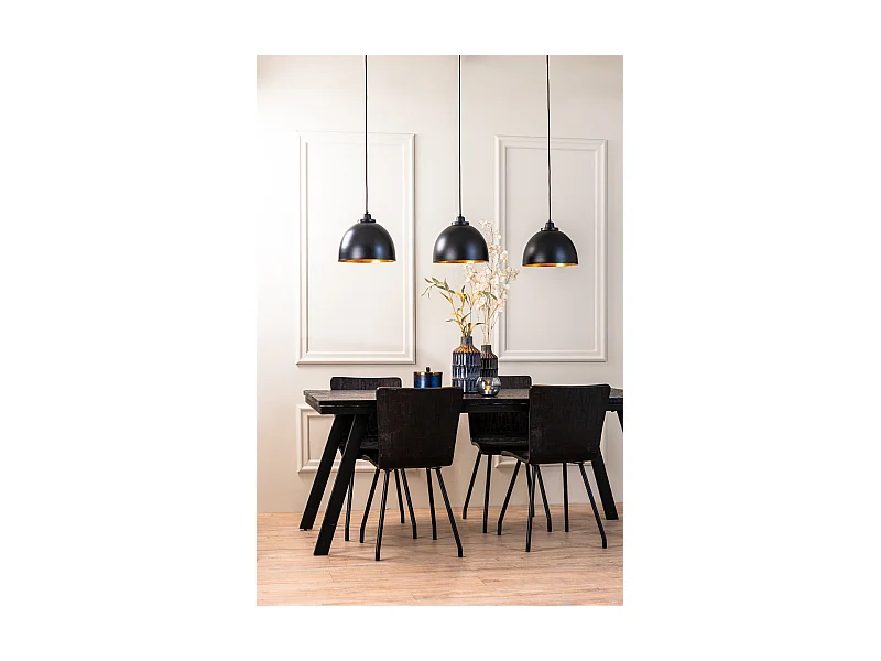 Suspension KYLIE - 135x30x26cm - Noir