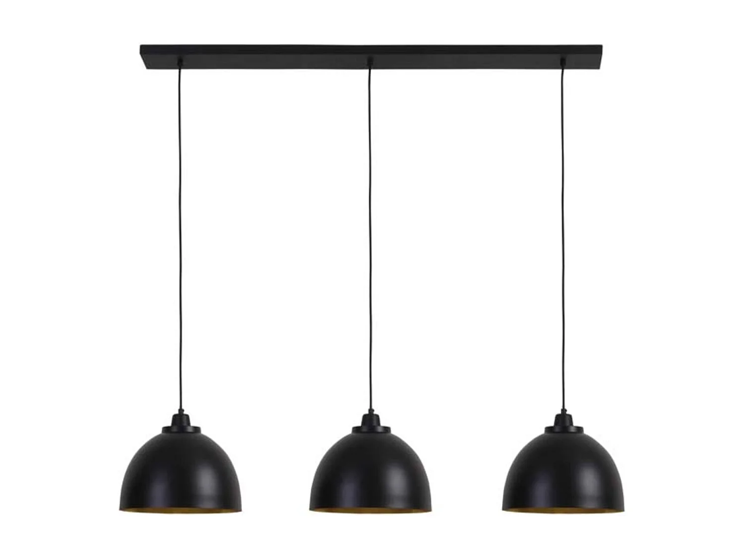 Suspension KYLIE - 135x30x26cm - Noir