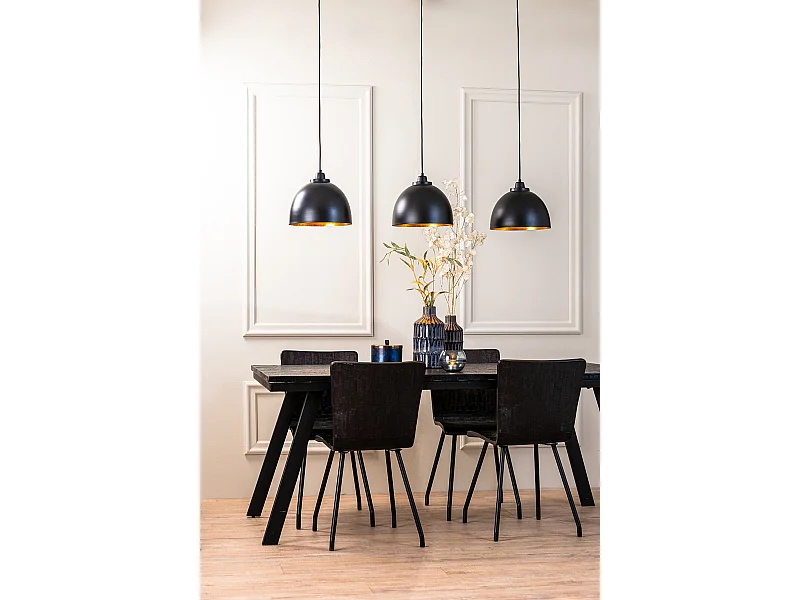 Suspension KYLIE - 135x30x26cm - Noir