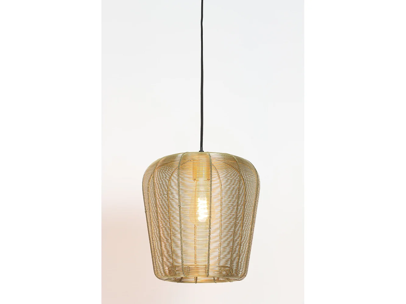 Lampe à suspension ADETA - Ø28x30cm - Or