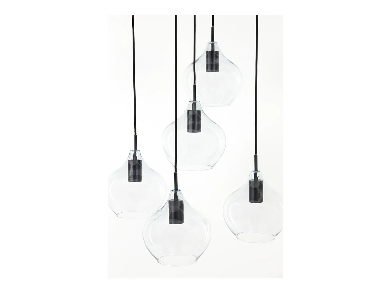 Pendelleuchte Rakel - 61x61x66 - Schwarz