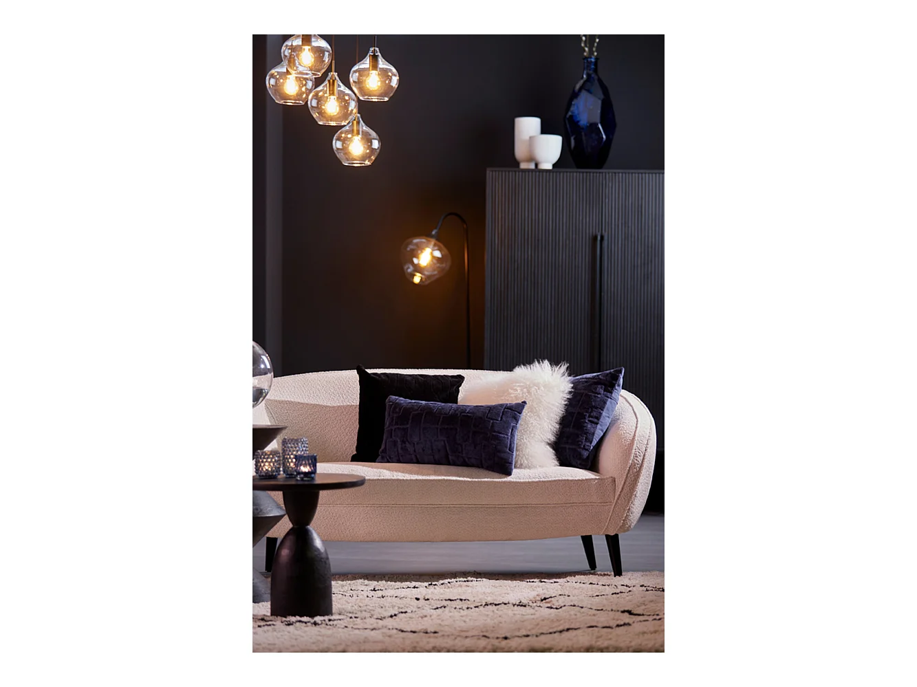 Pendelleuchte Rakel - 61x61x66 - Schwarz