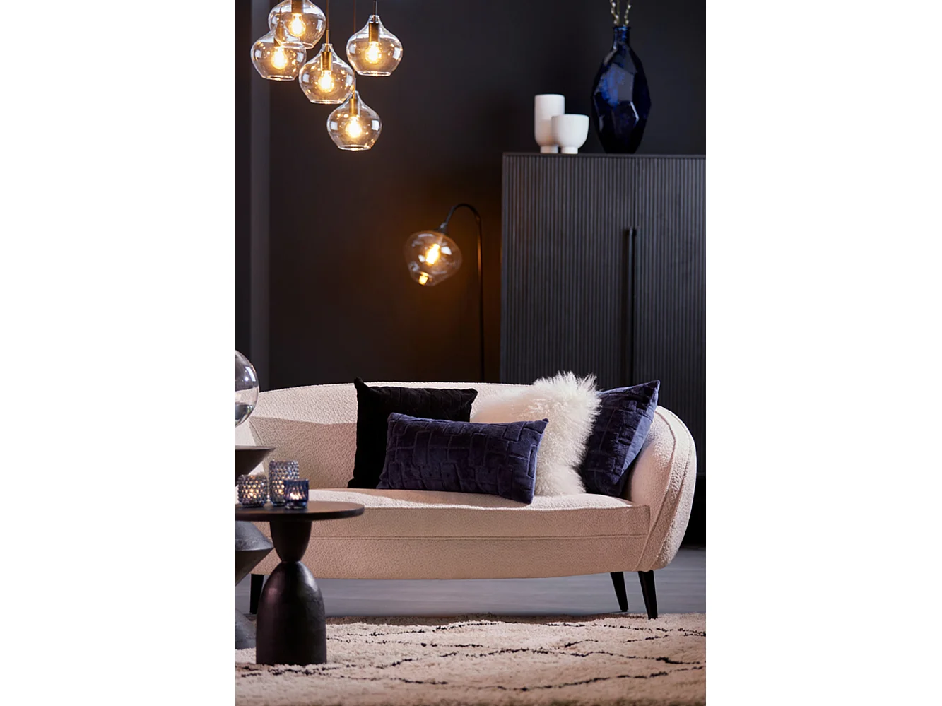 Suspension Rakel - 61x61x66 - Noir