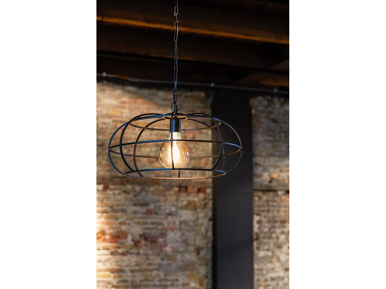 Suspension Imelda - 53x53x28 - Noir