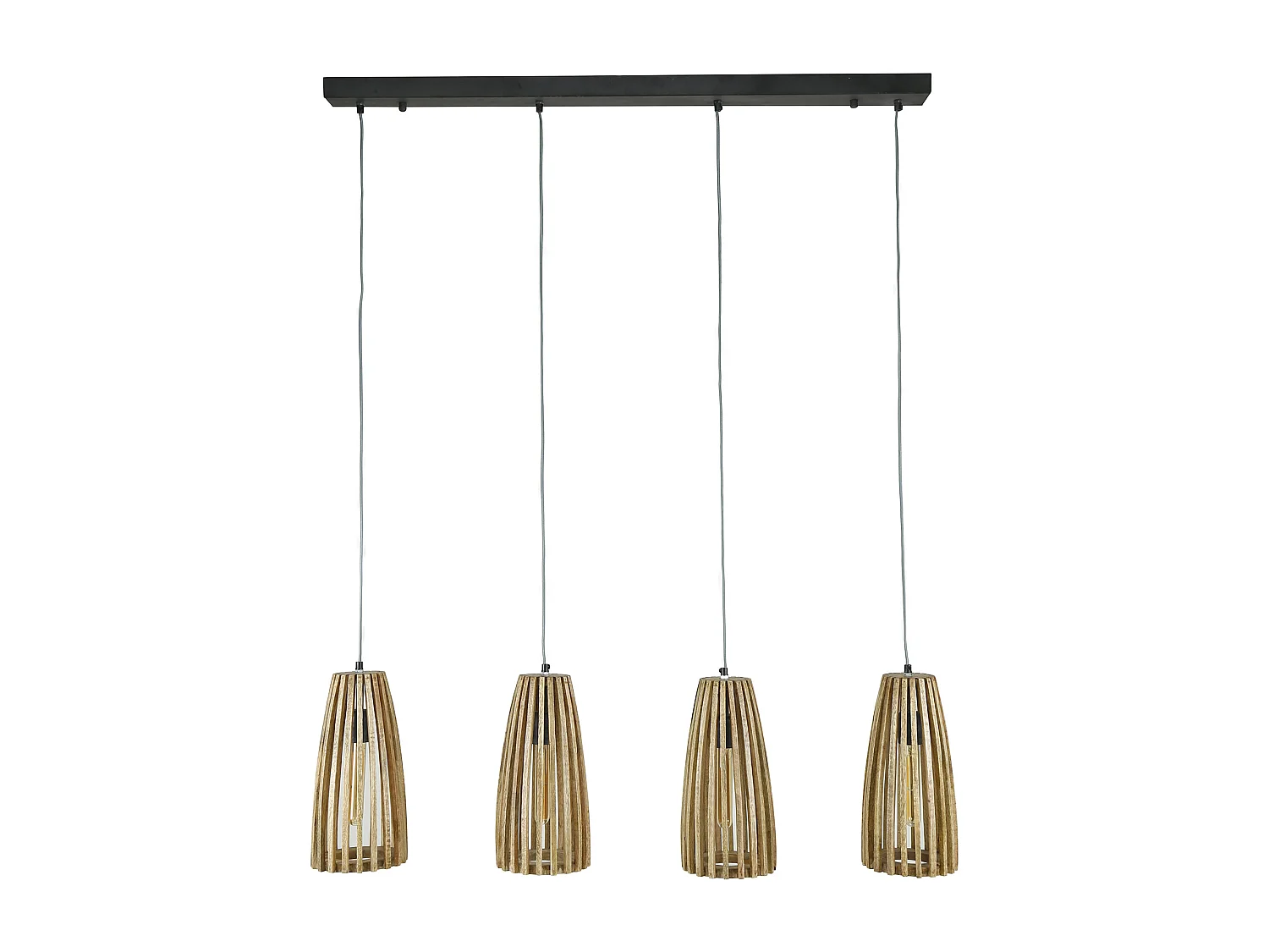 Suspension Hoyz 4L Launch - Bois de manguier massif - 135 x 20 x 150 cm