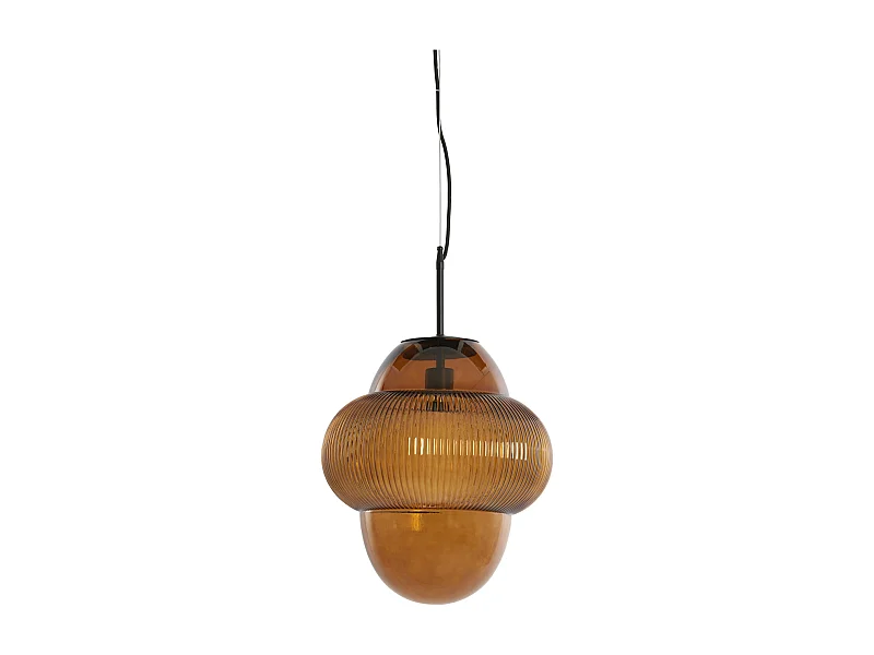 Suspension OVNIS - Ø35x40cm - Marron