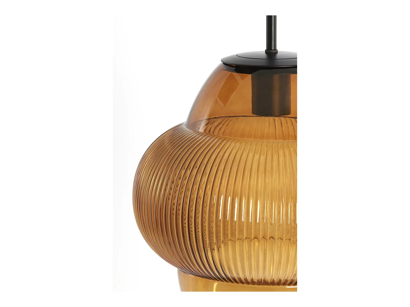 Hanglamp OVNIS - Ø35x40cm - Bruin